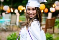 Diy faux flower graduation cap