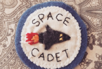 Diy felt and embroidery camp style patches