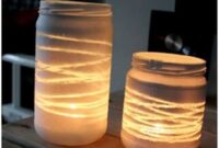 Diy jar lantern