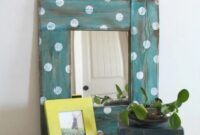 Diy mirror from old cabinet