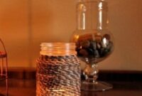 Diy repurposed mason jar storage