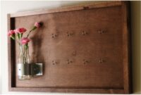 Diy rustic key holder