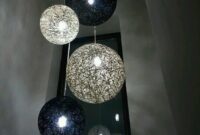 Diy yarn ball lights