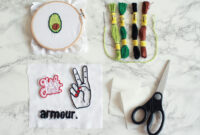 Diy embroidered patches