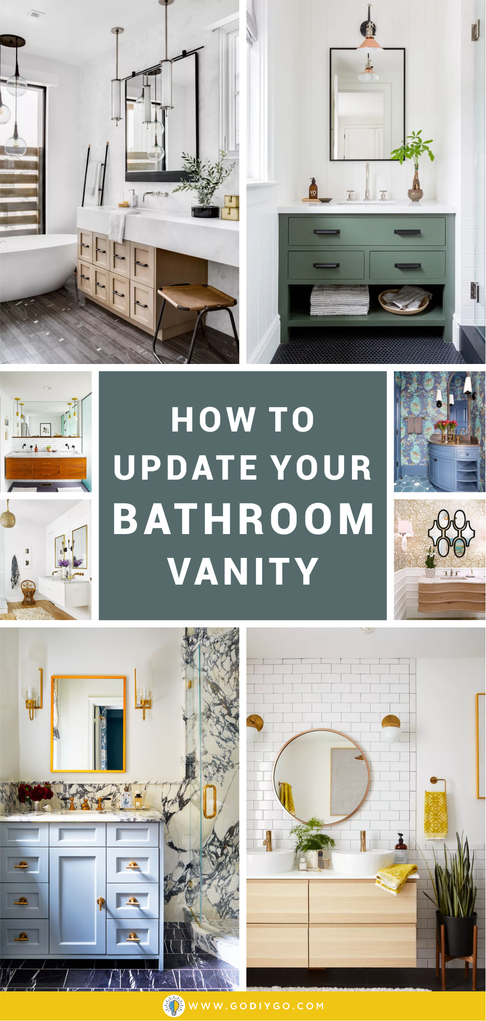 How to Update Your Bathroom Vanity - GODIYGO.COM