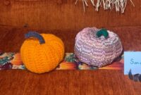 Colorful sock pumpkins