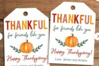 Diy fall gift tags