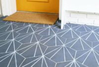 Diy faux cement tile for porch