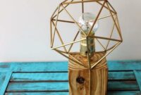 Diy reclaimed wood lamp