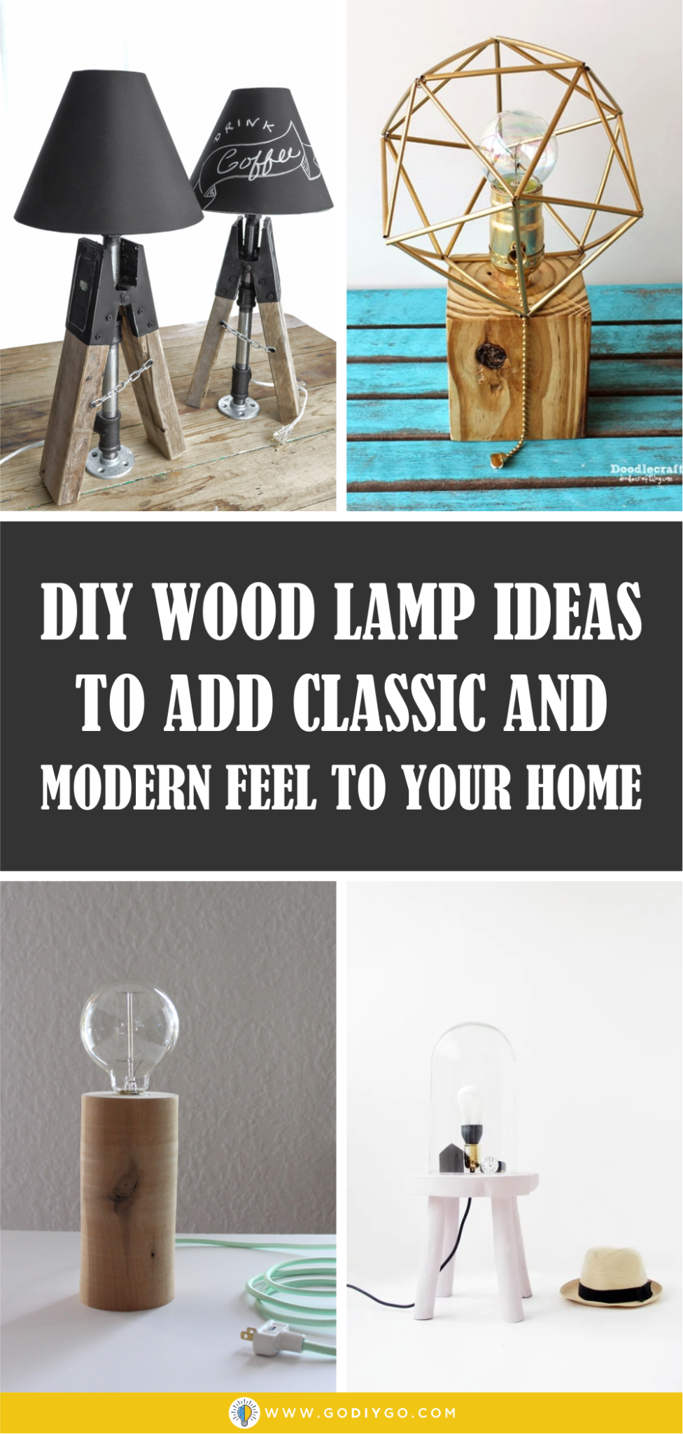 DIY Wood Lamp Ideas to Add Classic and Modern Feel to Your Home ...