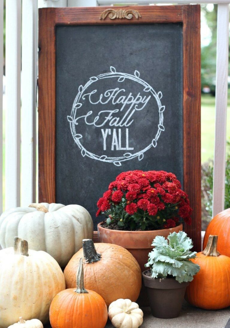 60 Easy DIY Outdoor Fall Decorations GODIYGO COM