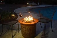 Diy ceramic propane fire pit