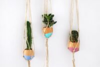 Diy mini hanging macrame