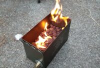 Diy portable fire pit