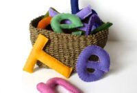 Diy stuffed felt alphabet