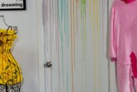 Easy rainbow paint door
