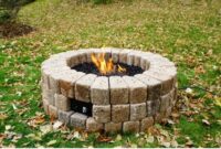 Simple diy customizable fire pit