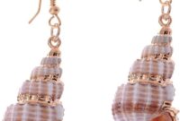 Stunning dangle seashell