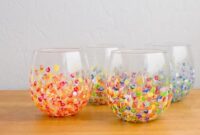 Cute diy dotted tumblers