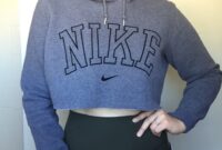 Diy cropped hoodie