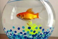 Diy painted fish bowl