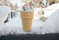 Diy snow ice cream