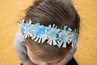 Diy snowy headband