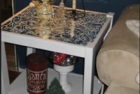 Mosaic side table