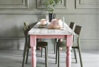 Dining table in total transformation