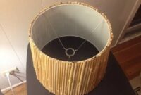 Diy bamboo lampshade