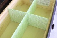 Diy drawer dividers