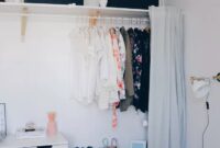 Diy open wardrobe