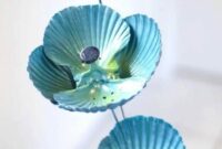 Diy shell flower