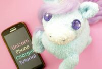 Diy unicorn phone charger