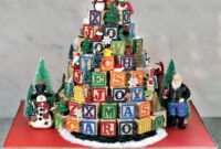 Easy diy block christmas tree