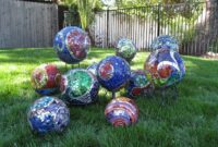 Stained glass mosaic spheres