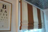 Diy no sew faux roman shade