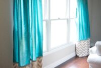 Diy back tab curtains