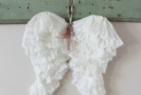 Diy coffee filter angel wings