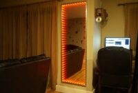 Diy full length wall mounted infinity mirror