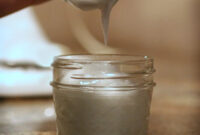 Homemade whipped coconut oil lotion