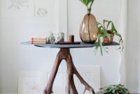 Diy big branch table pedestal