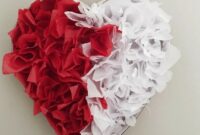 Red and white heart