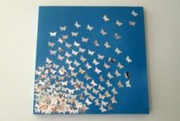 Tiny butterflies canvas art