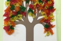 Tissue paper fall tree