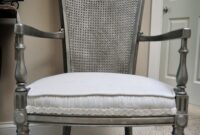 Vintage-inspired-silver-painted-chair