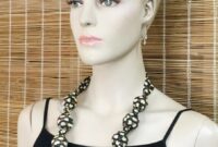 Upcycled-tie-and-chunky-bead-necklace