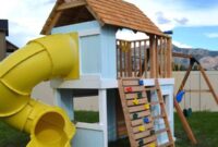 Diy clubhouse play set