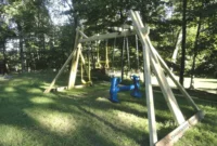 Diy freestanding swing set plan